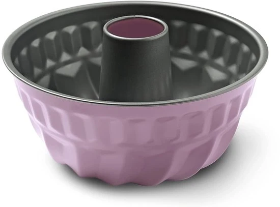 Piatto a forma di pudding - multifunzionale - 1 pezzo - Ø 23 x 12 cm - Hi-Top acciaio