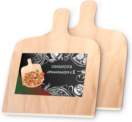 Schiacciapatate in legno - Set di schiaccia patate - 2 pezzi - 30x42cm - Betulla