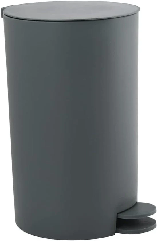 Emicemetteria - Contenitore per rifiuti - 3 litri - Grigio - Cassetto rimovibile