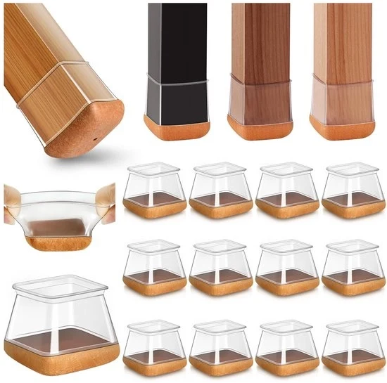 Protezioni per gambe - Velluto e Silicone - Set da 4