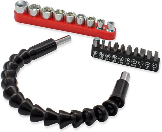 Kit di estensione flessibile per chiave a boccola plus set di testa per chiave a boccola 5 mm - 13 mm (0,5 cm - 0,5 cm) per mou