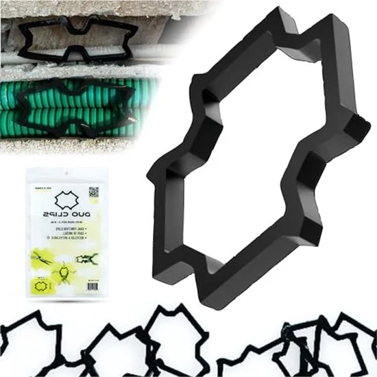 Supporto cavo - Fissaggio universale a viti - Clip per cavi - Morsetto per cavi - Fissaggio cavo - Morsetti per cavi - Clip per cavi - Supporto per tubi e tubazioni