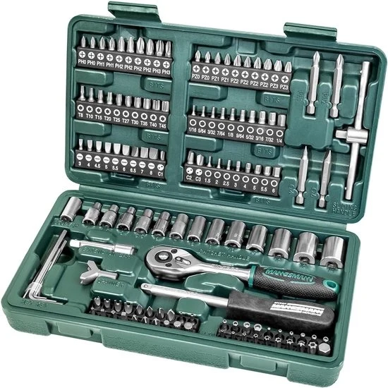 Set di chiavi a stella e bit da 130 pezzi, M29166