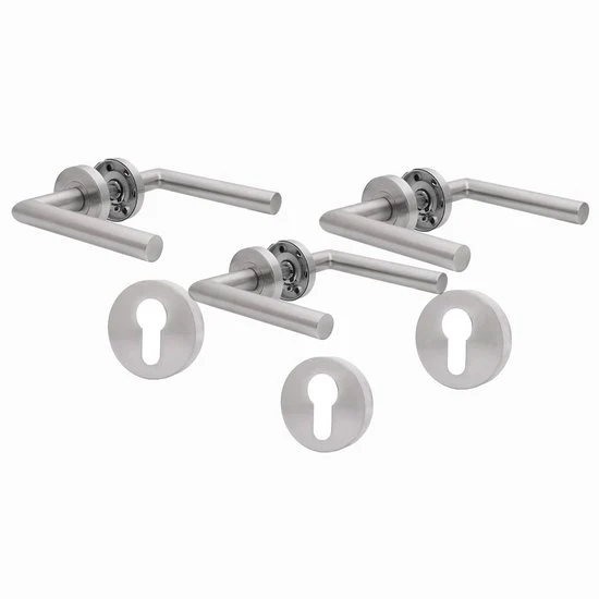 Set di serrature per porte - Acciaio inossidabile - Design moderno