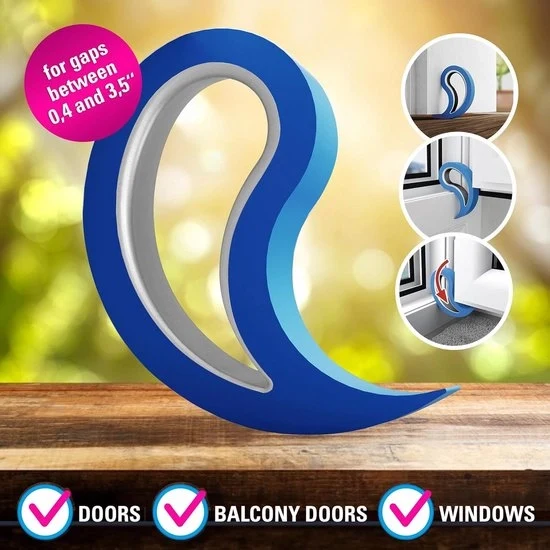 Blocco Porta Kit di 4 pezzi - Sicurezza per Bambini - Disponibile in 14 Colori - Nero Blocco Porta