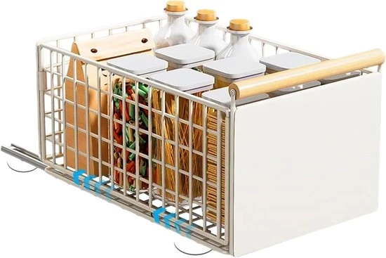 Cassa estensibile - Cappa cucina estensibile - Bianco - Grande