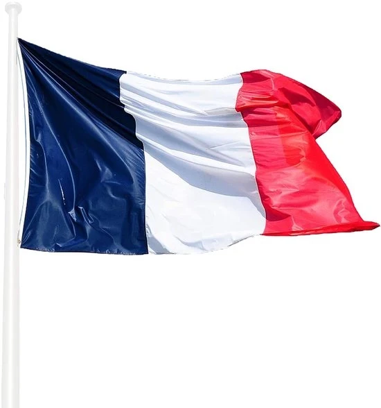 Bandiera francese - 90 x 150 cm - resistente al tempo - 1 pezzo - poliestere tessuto a maglia