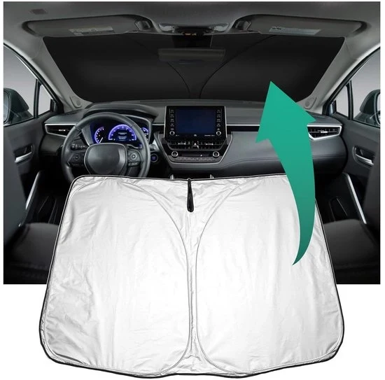 Zonwering auto opvougbile - protezione UV - adatto per diversi modelli - 1 pezzo