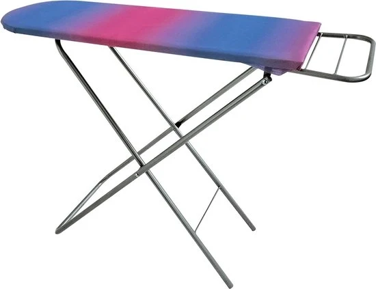 Panno da stiro - Stabile e regolabile in altezza - [Colore: Blu/Grigio]