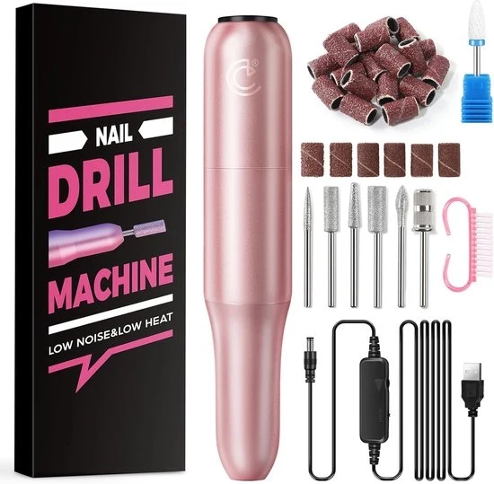 Set di manicure a batteria - 20000 giri/min - 20.000 giri/min