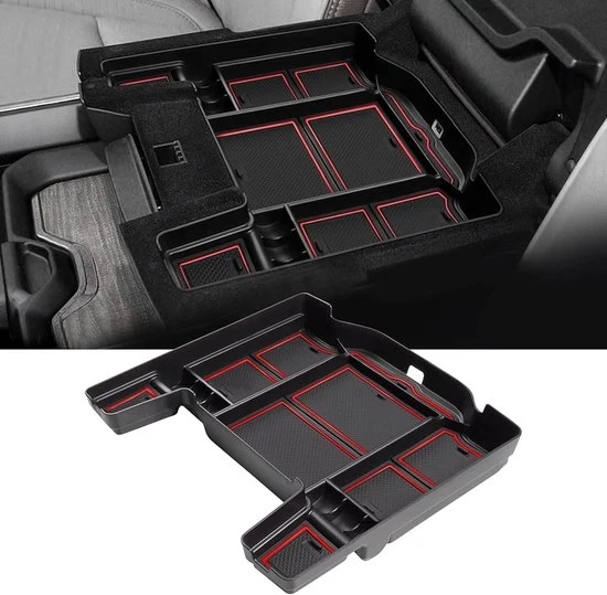 Organizzatore per console centrale - organizzatore per veicoli - 1 pezzo - nero - plastica