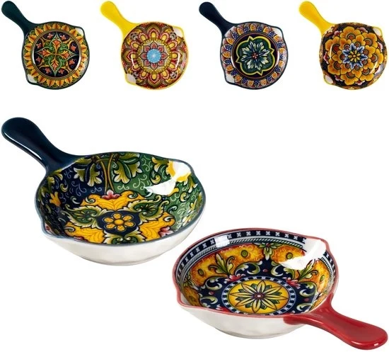 Set di contenitori per dip, stile bohemien, impermeabile, adatto per occasioni speciali