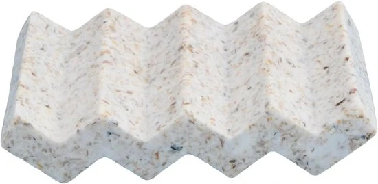 Accessorio bagno in marmo - autoscioglie - 1 pezzo - bianco - ceramica