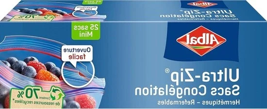 25 sacchetti con chiusura zip mini modello 05 con chiusura a lacci durevole 70% di materiali riciclati sacchetti congelatori