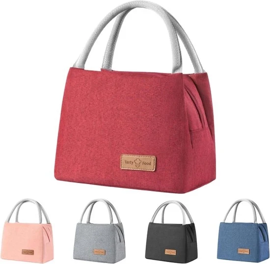 Borsa isolata per picnic - impermeabile e portatile - rosso o modello: 123456 o materiale: poliestere o dimensioni: 30x20x10 cm o peso: 0,5 kg