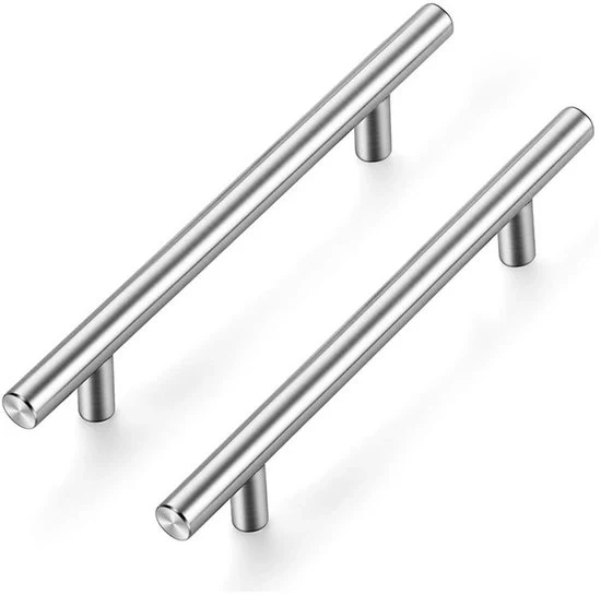 Maniglie per porta cucina in alluminio inox - 1 pezzo - duratecno e sicurezza per bambini