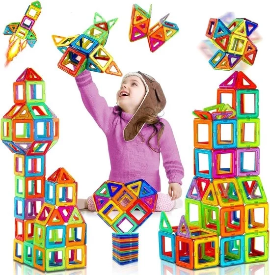 Bambini Costruttori Magnetici - Blocchi Magnetici - Giochi Magnetici - Giochi Magnetici - Attività Educativa