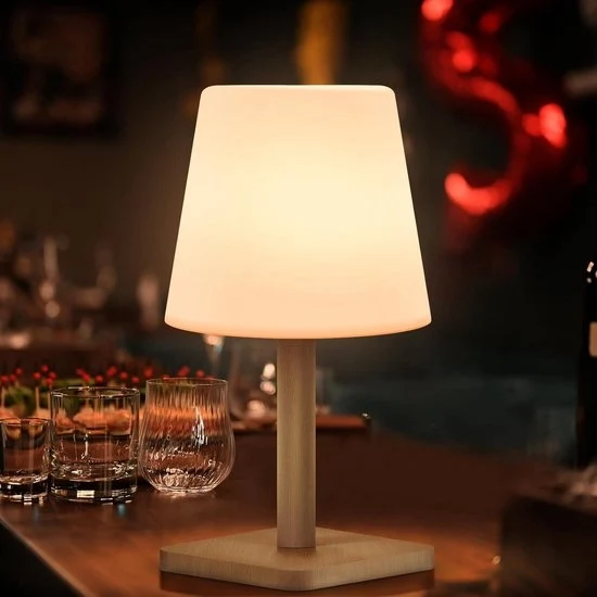 Lampada da Tavolo Ricaricabile - Lampada da Tavolo Senza Fili - Moderna - Lampada da Scrivania - Premium