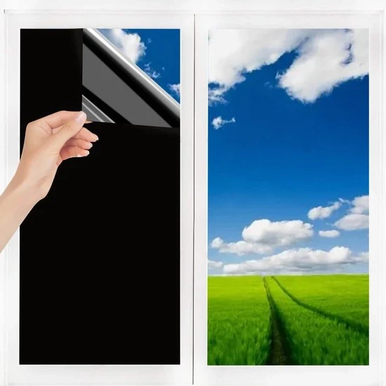 Foglia di protezione per finestre - protezione UV - privacy - 1 pezzo - PVC/PET di alta qualità