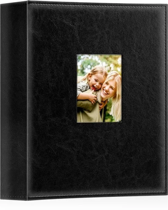 Album fotografico elegante - 400 cassette - acido-free - copertina in pelle