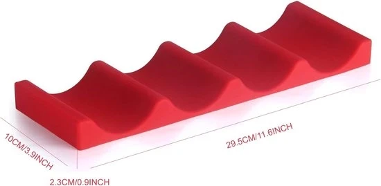 Organizzatore Cucina - Cassetto di Archiviazione per Bottiglie e Lattine - 3 Pezzi - Nero/Rosso/Blu - Plastica