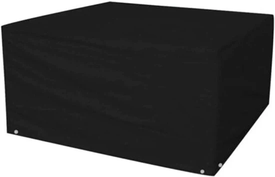 Copertura per mobili da giardino - Coprimaterasso per tavoli da giardino - 1 pezzo - Nero - 213 x 132 x 74 cm