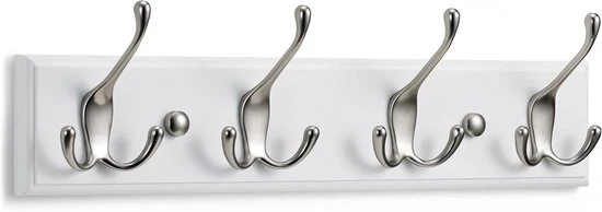 Capocorda Bianco - 4 Ganci Acciaio Inox - 42 cm