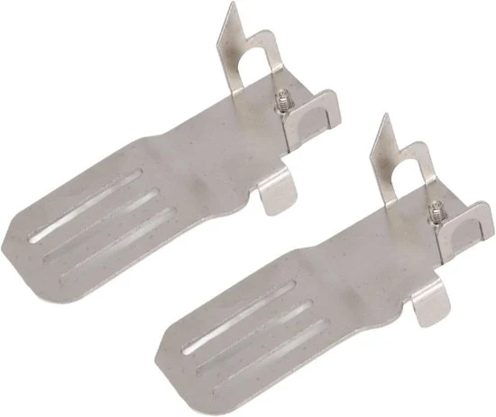 Supporto Clip Meetlint Clip in Alluminio con Tre Orecchioni per Installazione per Lavorazione del Legno - Set da 2