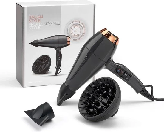 Asciugacapelli Ionico - Asciugacapelli con Follotecnica a Ioni - Faccia a Follotecnica - Capelli Ricci - Anti Pelo Secco