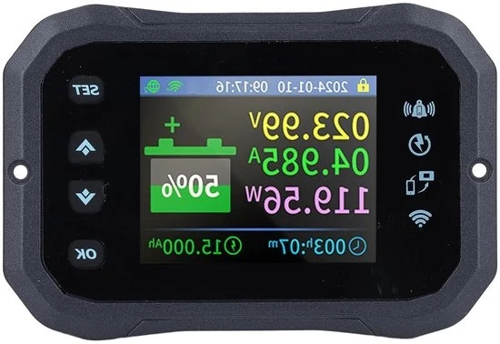 Misuratore di Corrente e Tensione Digitale a Batteria 10-100V 100A Capacità di Accumulo Tester con Suono Integrato Compreso LFP - Tester di Coulomb