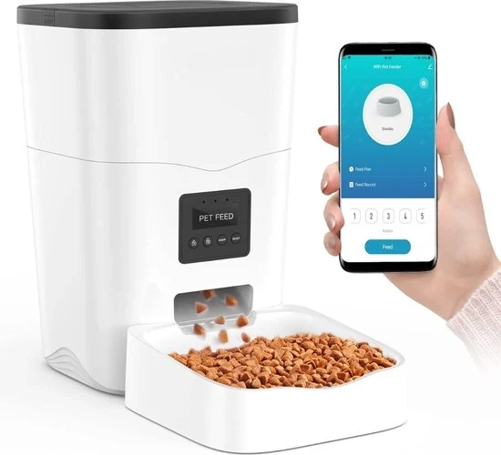 Dispensatore di Fieno Automatico - Dispensatore di Fieno - Dispensatore di Fieno per Gatti - Ciotola di Cibo Automatica