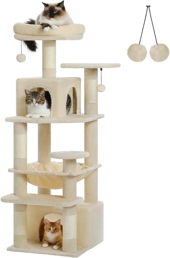 Albero per Gatti - Albero per Gatti con Rampino - Krabpaal per Gatti - Krabpaal per Gatti Grande - Albero per Gatti