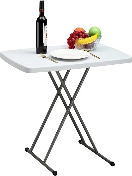 Tavolo da Campeggio - Tavolo da Picnic Quadrato - 1 pezzo - 76cm - Adatto per Esterno e Interno