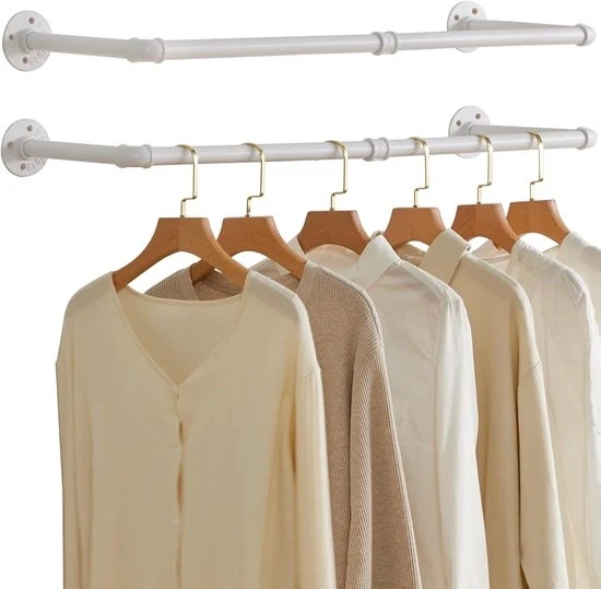 Klauzura da abbigliamento - progettata per l'industria - risparmio di spazio - bianca