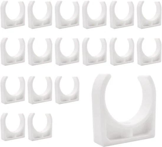 Set di 18 viti per PPR - bianco - alta qualità PPR - 47 x 46 x 13 mm