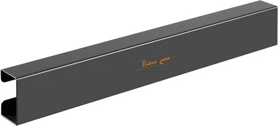 Cavo in gomma magnetica - montaggio orizzontale e verticale - 1 pezzo - nero