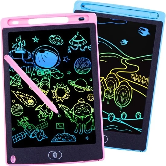 Tavolo da disegno LCD per bambini, schermo 22 cm, pannello di collegamento ambientalmente compatibile, per bambini dai 3 ai 7 anni, per ragazze, tavolo da disegno.
