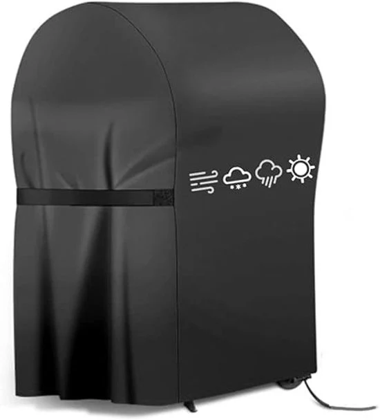 Barbecue coprioggetto impermeabile e UV resistente - 1 pezzo - nero - 77 x 67 x 110 cm