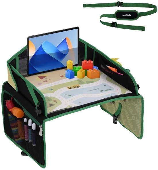 Piatto da tavolo per bambini - Colorato e funzionale - Verde