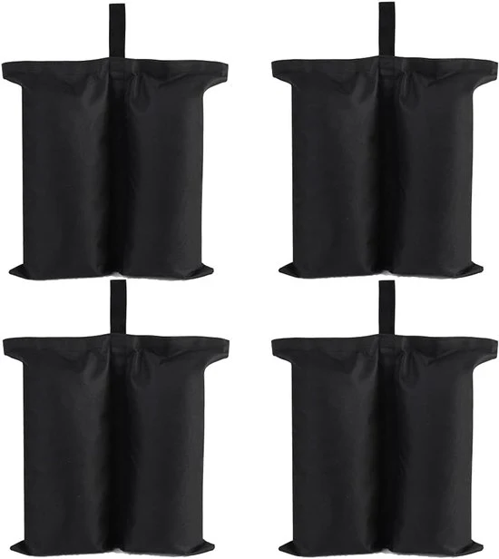Sostegno di peso per tenda pop-up - pesi di stabilizzazione - 4 pezzi - nero