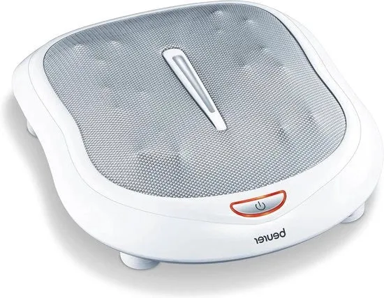 Apparecchio di massaggiatore 60 piedi massaggiatore con 18 testine di massaggi funzione di riscaldamento 2 velocità massaggio shiatsu per migliorare il flusso di sangue - 1 confezione