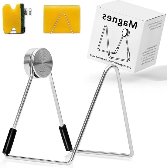 Sostegno magnetico per spazzolini da denti in acciaio inossidabile - comodo per tutti i tuoi spazzolini da denti.
