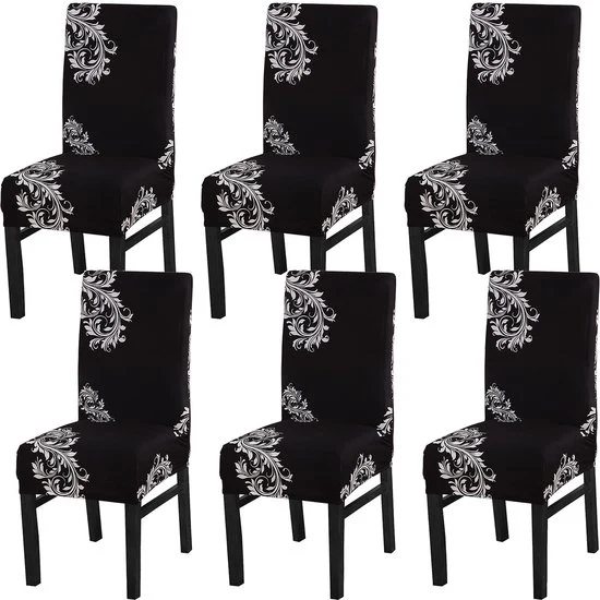 Sedia per soggiorno - Set da 6 - Alta elasticità - Poliester-Spandex