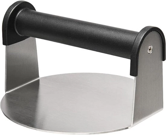 Pattino per hamburger in acciaio inox - ideale per hamburger perfettamente formati - 1 pezzo - Acciaio inox