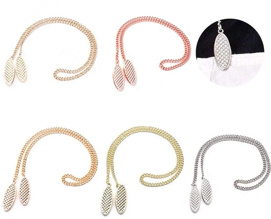 Servetclips eleganti in acciaio inossidabile - 1 pezzo - 5 colori