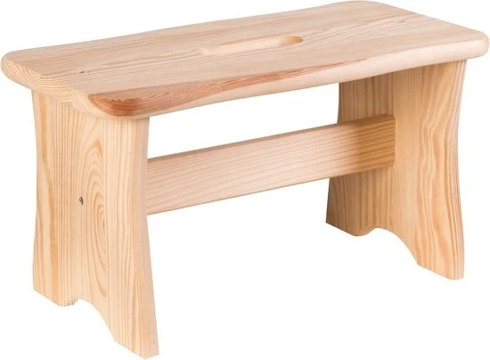 Sedia per piedi in legno scuro - FSC 100% - 1 pezzo - ca. 40 x 22 x 20 cm