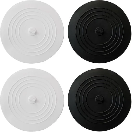 Flessimero di scarico in silicone - Impermeabile e facile da usare - Set da 4 - 15 cm