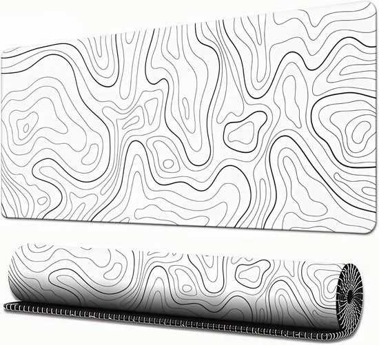 Tappeto di gioco XL - Design minimalista - Antiscivolo - Bianco - Dimensioni grandi