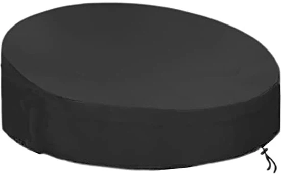 Ombrellone da giardino - impermeabile - resistente al tempo - nero - tessuto Oxford 420D - diametro 165-90 x 50 cm