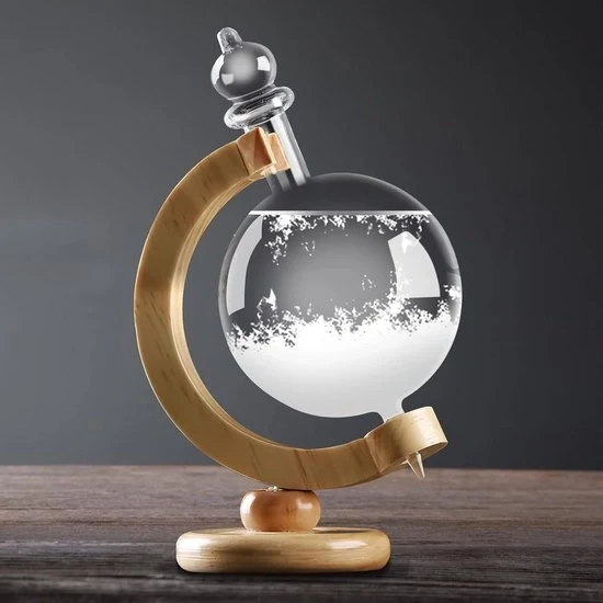 Vaso di Previsione del Tempo - Oggetto Decorativo per la Previsione del Tempo